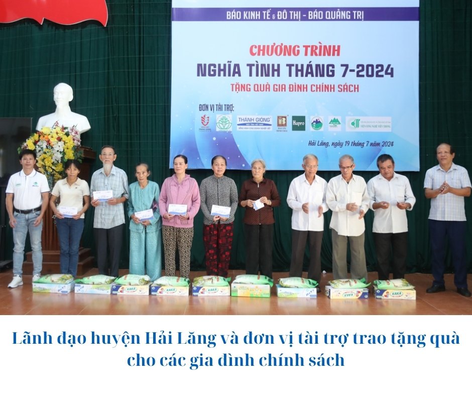 Công ty Cổ phần Sữa Ba Vì tri ân các gia đinh chính sách