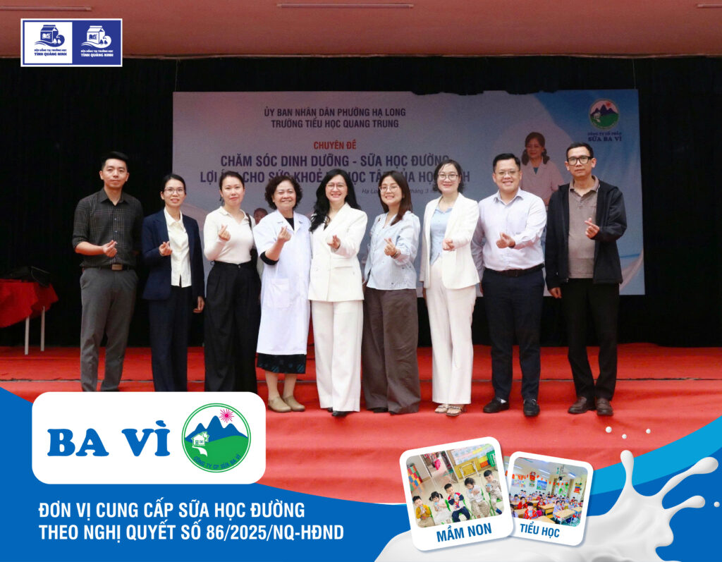 Chuyên đề “Chăm sóc dinh dưỡng – Sữa học đường” tại Trường Tiểu học Quang Trung (cơ sở 1 & 2)